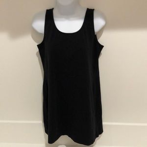 Soma Extra-long Black Tank Top Size Large